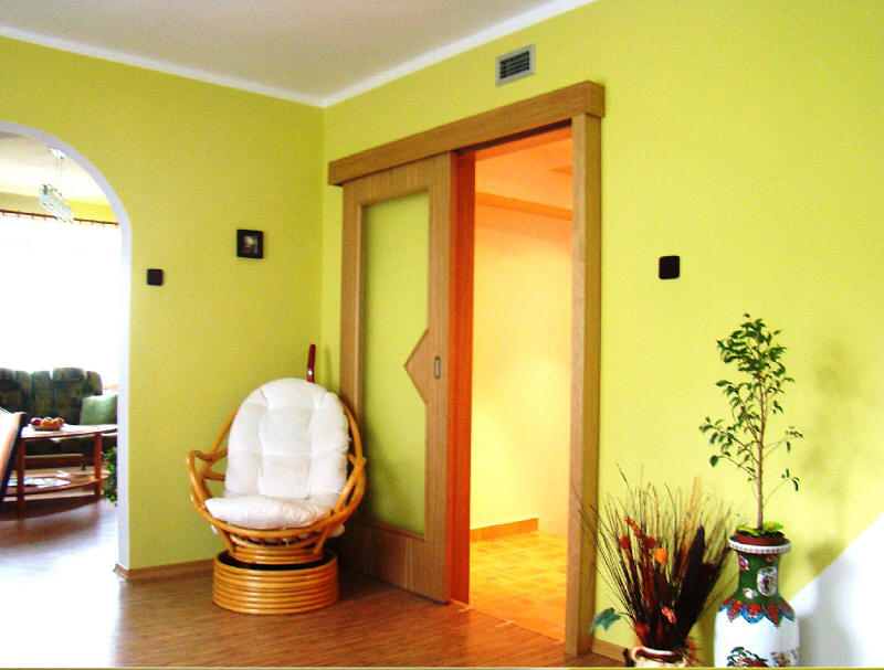 Interiérové dveře a obložková zárubeň, Dveře Styl S2, přírodní dýha dub, sklo MasterCare, miska Milena