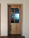 Interiérové dveře a obložková zárubeň, Dveře Klasik KK2 , CPL Bardolino, sklo kůra čirá 