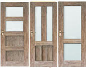 dveře rámové dřevěné - modelové řady dveří